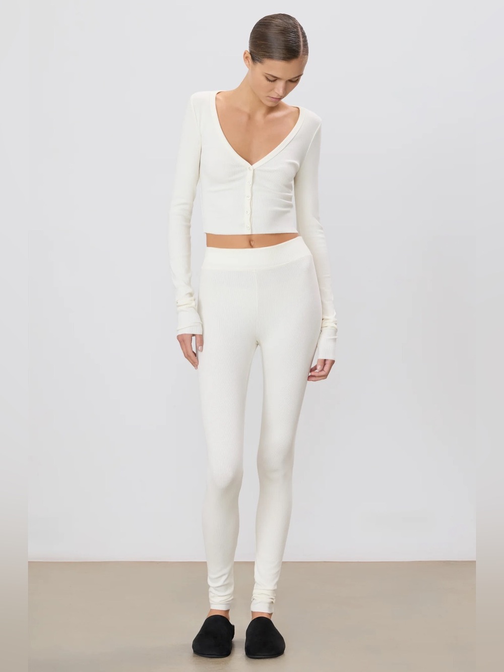 NWT Eterne butter rib high waist leggings